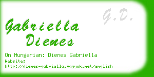 gabriella dienes business card